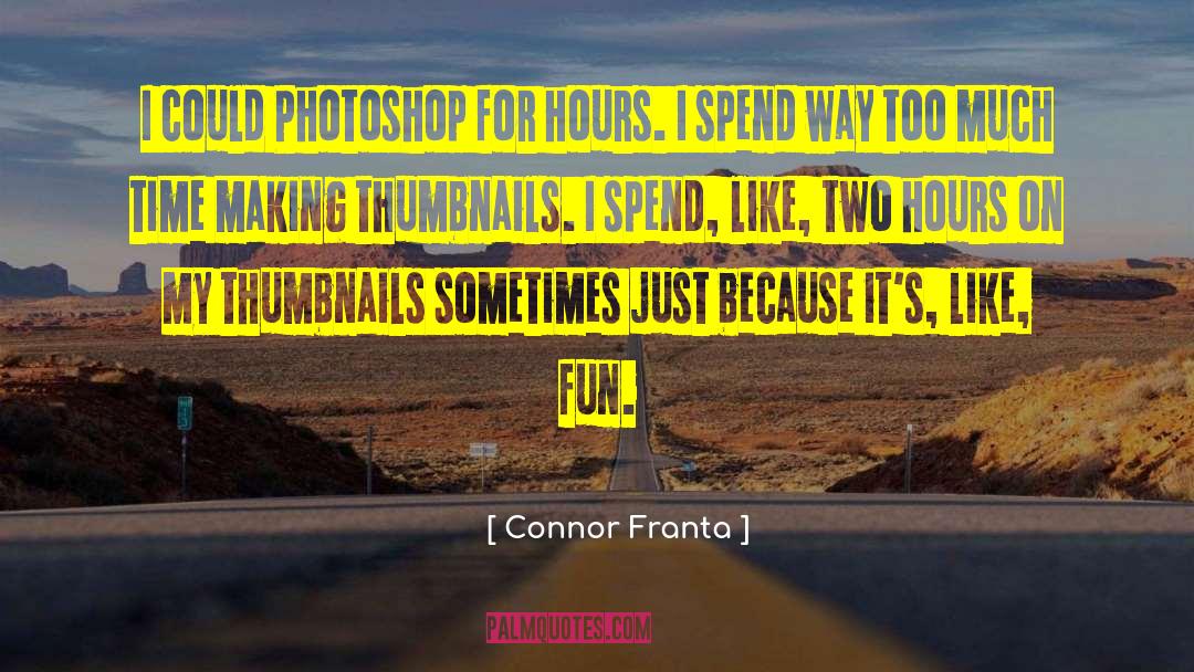 Interlacing Photoshop quotes by Connor Franta