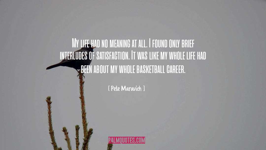 Interludes quotes by Pete Maravich