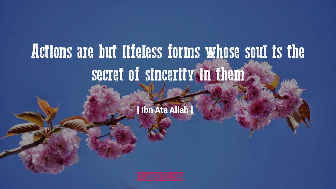 Intermediate Forms quotes by Ibn Ata Allah