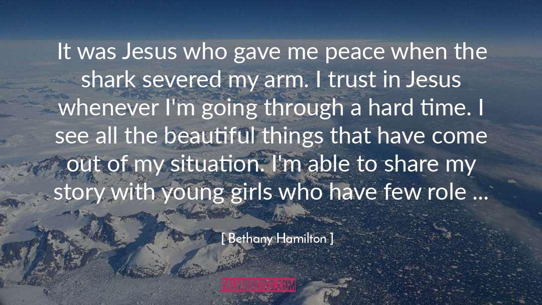 Internal Peace quotes by Bethany Hamilton