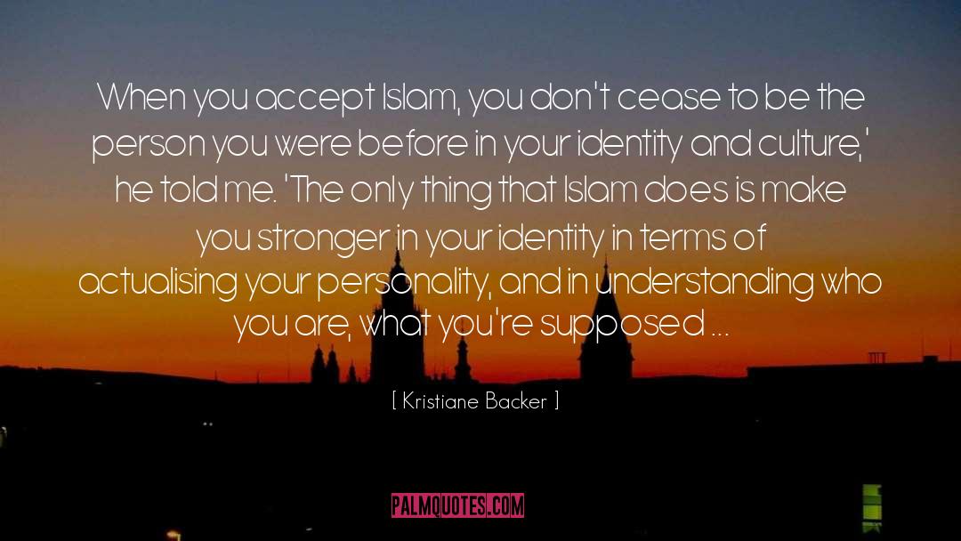 Internal Personality quotes by Kristiane Backer