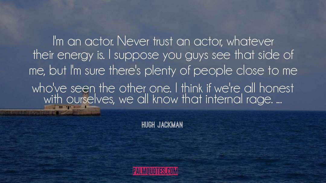 Internal quotes by Hugh Jackman