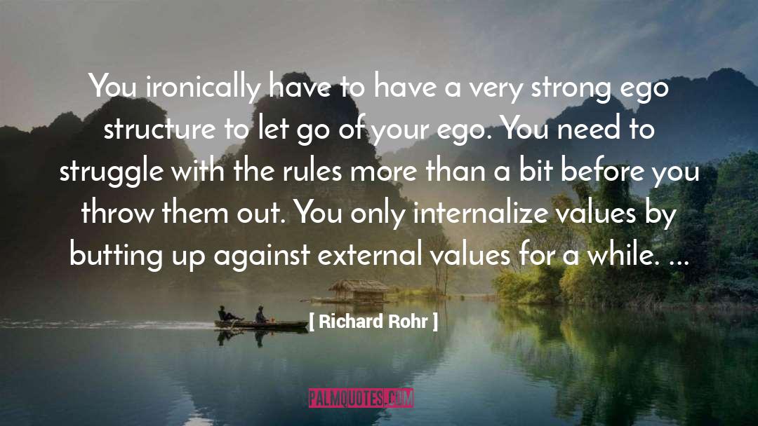 Internalize quotes by Richard Rohr