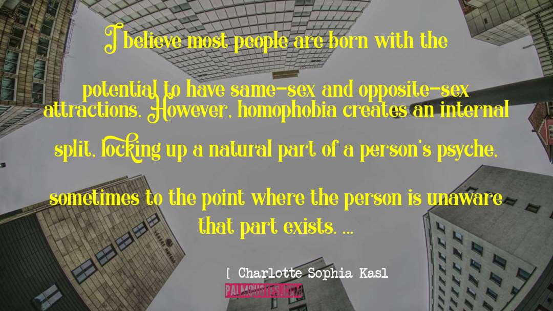 Internalized Homophobia quotes by Charlotte Sophia Kasl