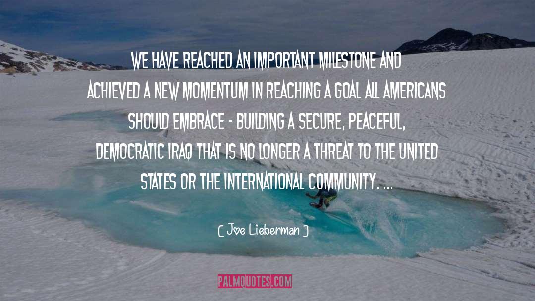 International Community quotes by Joe Lieberman