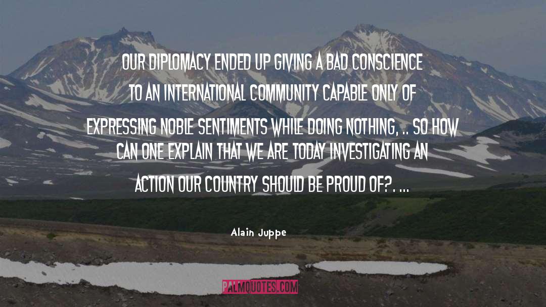 International Community quotes by Alain Juppe