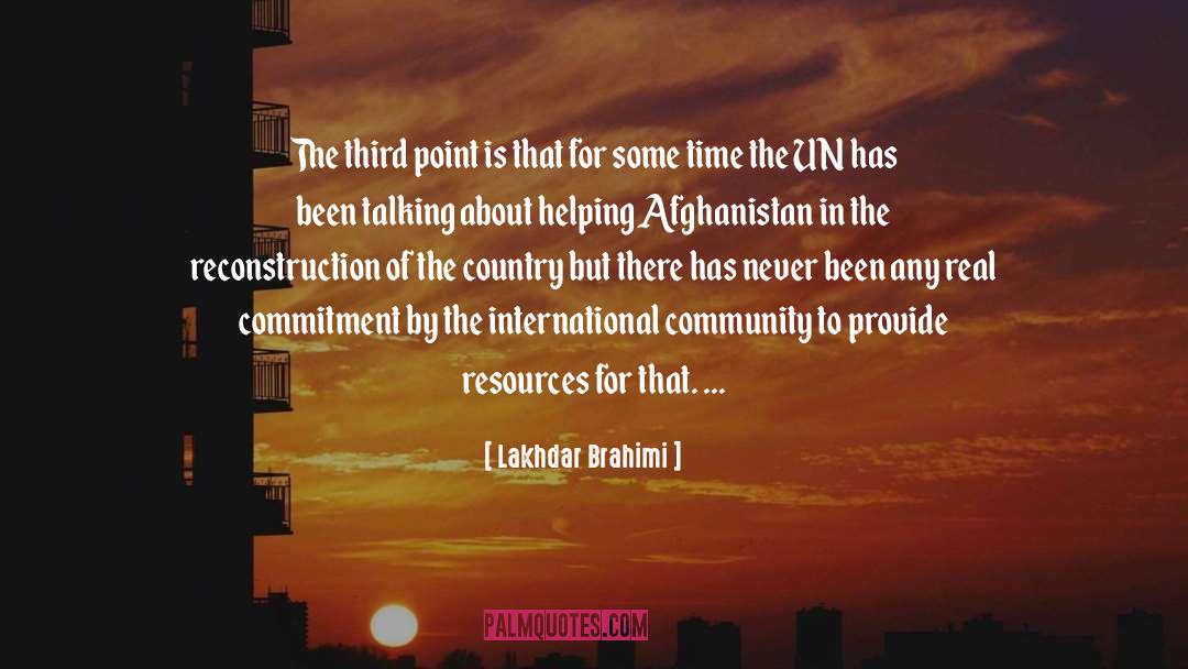 International Community quotes by Lakhdar Brahimi