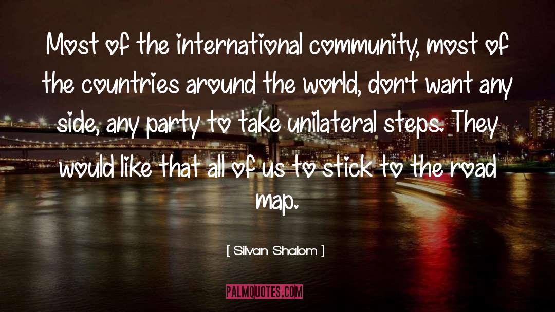 International Community quotes by Silvan Shalom