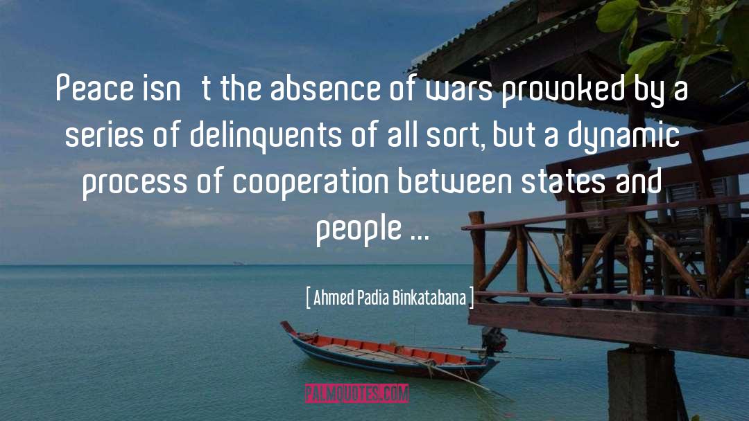 International Cooperation quotes by Ahmed Padia Binkatabana