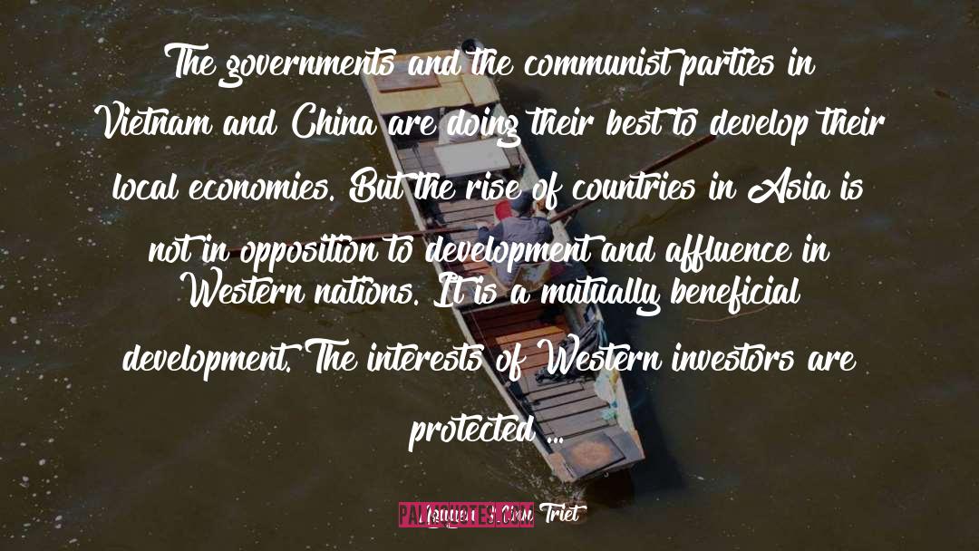 International Development quotes by Nguyen Minh Triet