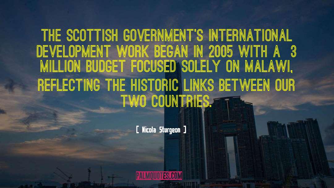 International Development quotes by Nicola Sturgeon