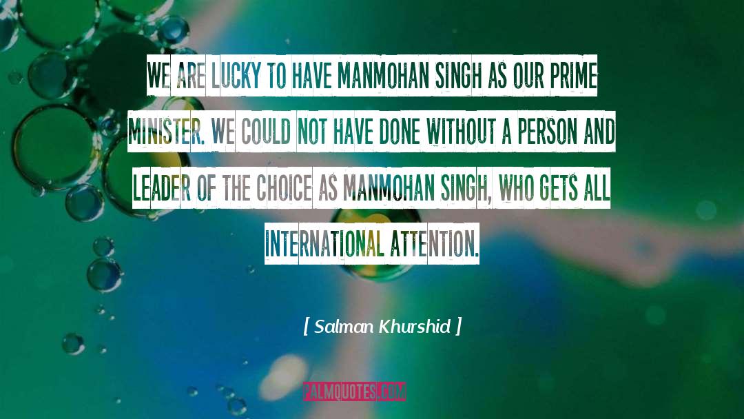 International Intervention quotes by Salman Khurshid