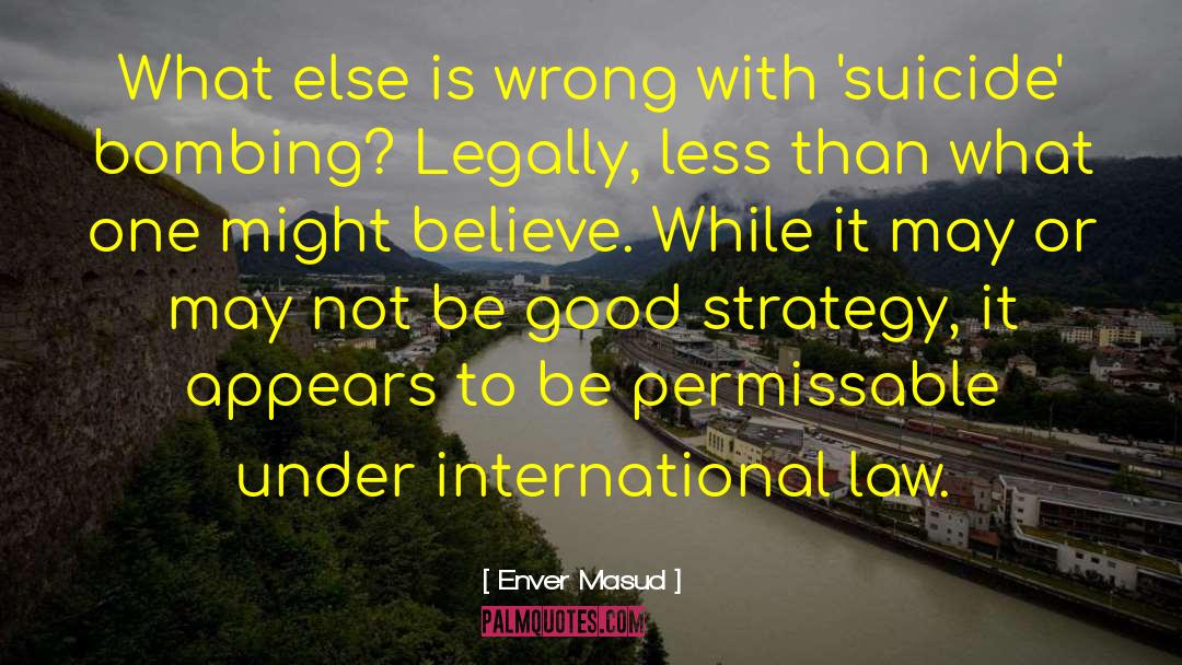 International Law quotes by Enver Masud