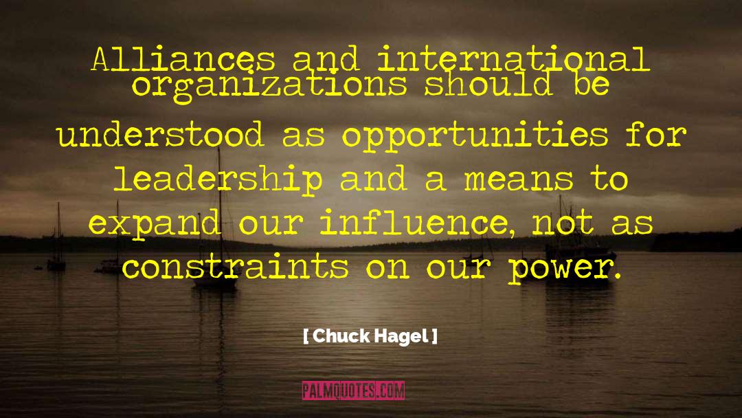 International Organizations quotes by Chuck Hagel