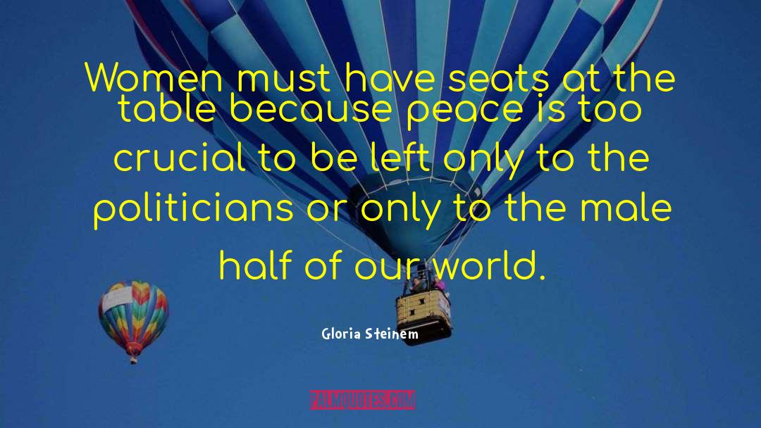 International Peace quotes by Gloria Steinem