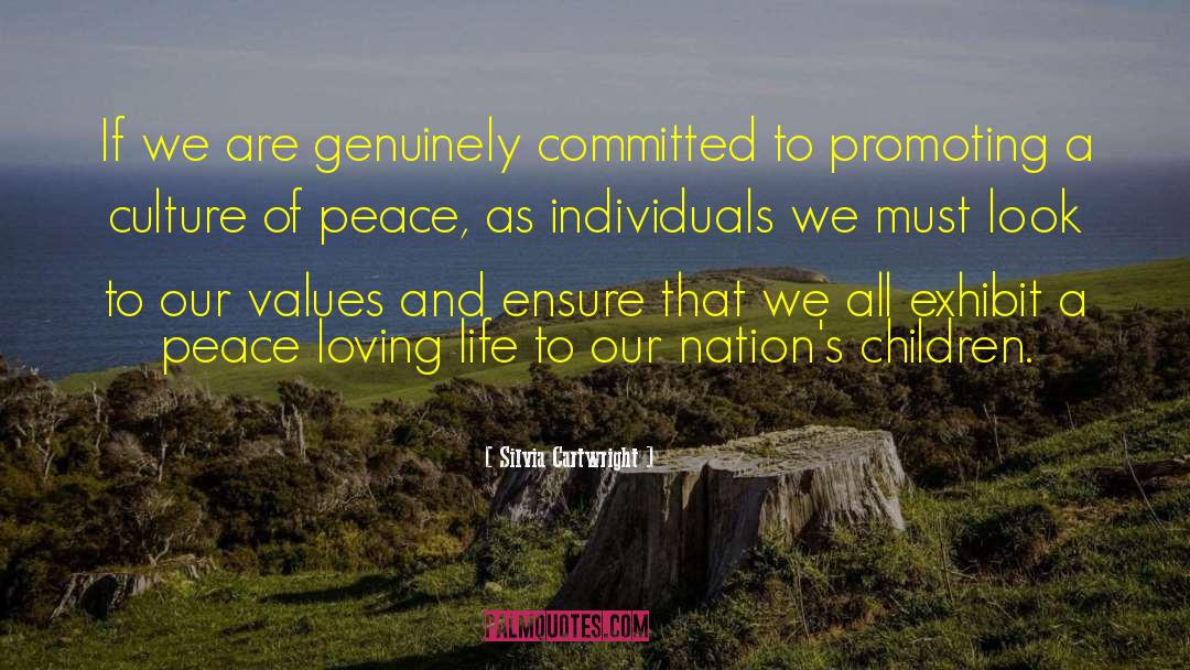 International Peace quotes by Silvia Cartwright