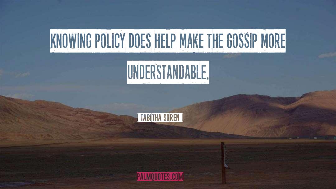 International Policy quotes by Tabitha Soren