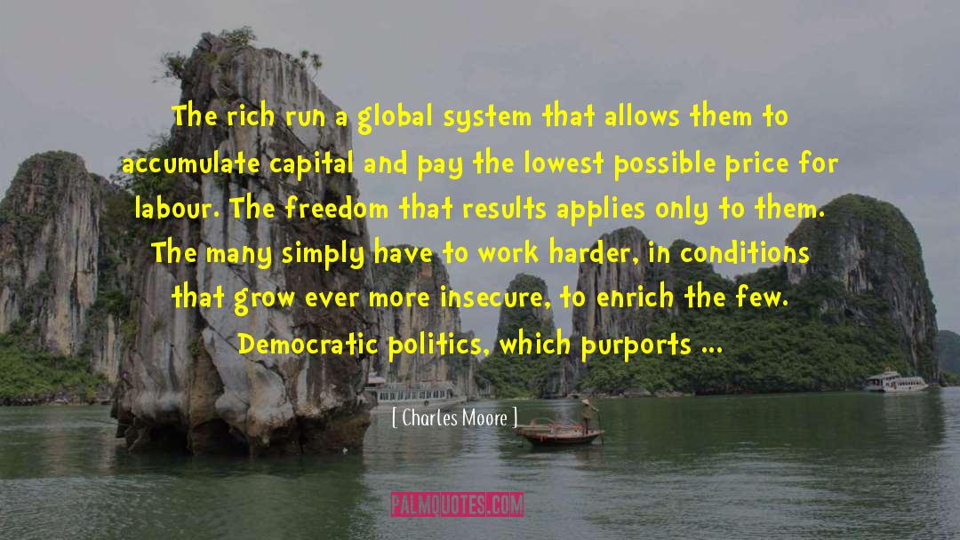 International Politics quotes by Charles Moore