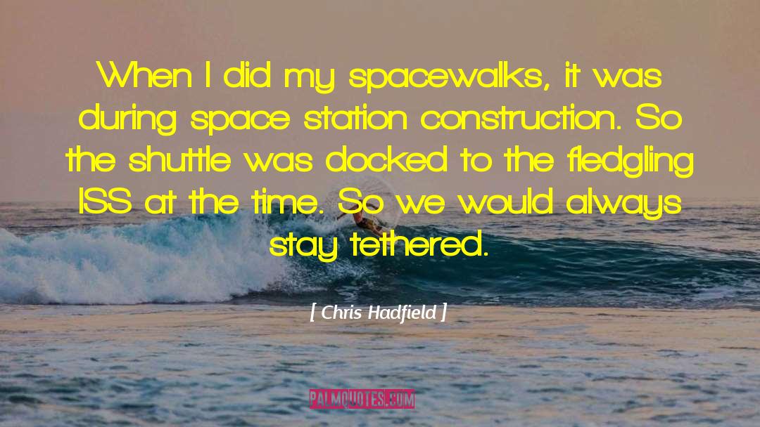 International Space Station quotes by Chris Hadfield