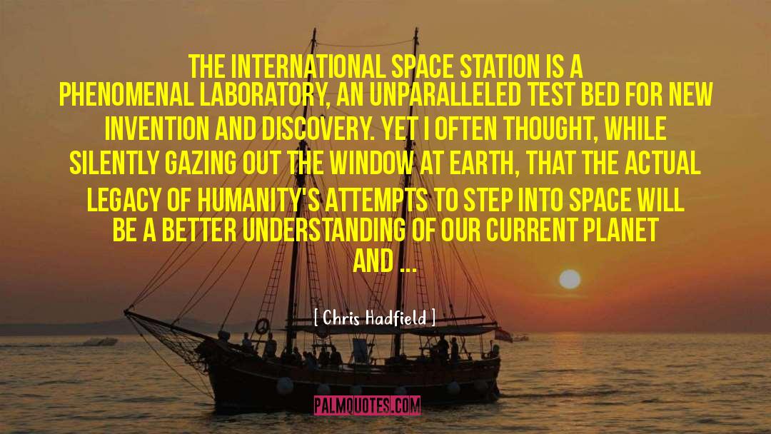 International Space Station quotes by Chris Hadfield