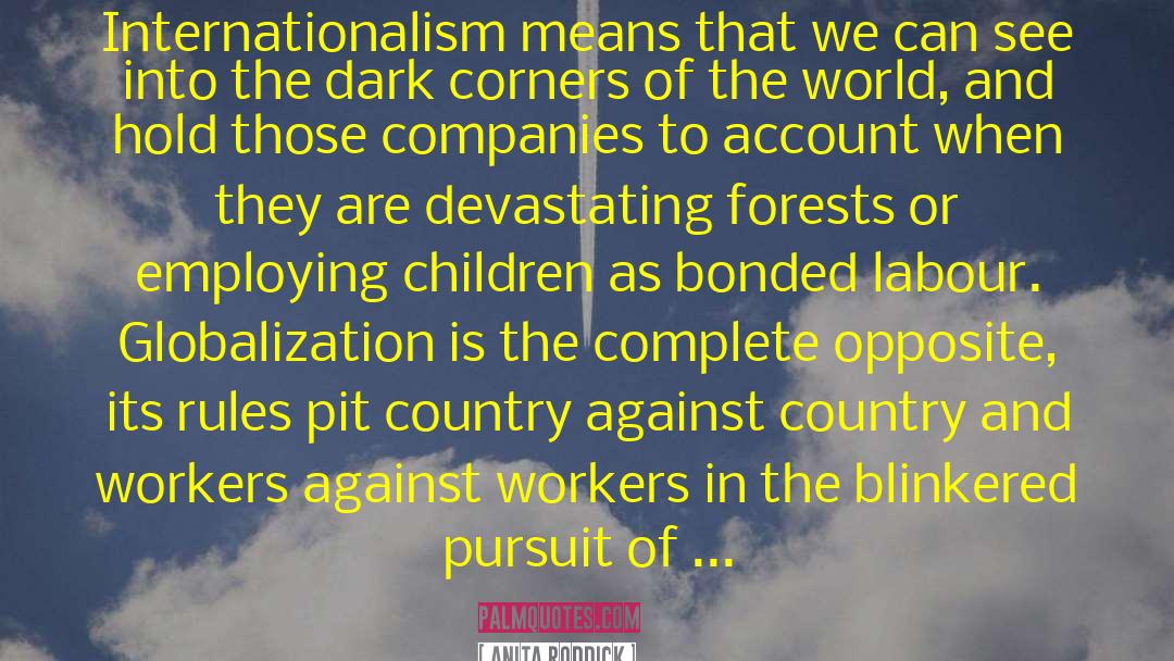 Internationalism quotes by Anita Roddick