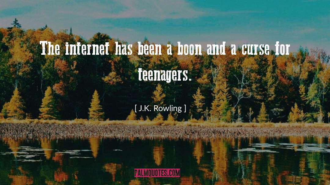 Internet Addiction quotes by J.K. Rowling