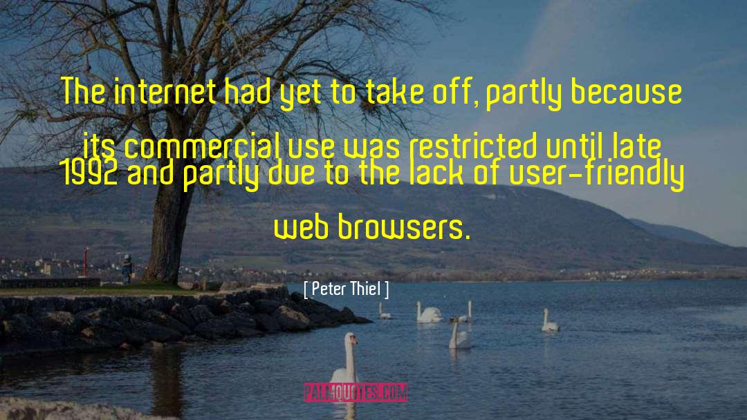 Internet Connection quotes by Peter Thiel
