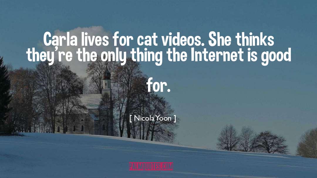 Internet Culture quotes by Nicola Yoon