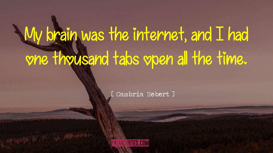 Internet Etiquette quotes by Cambria Hebert