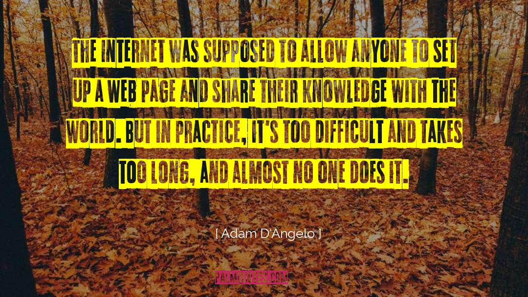 Internet Marketing quotes by Adam D'Angelo