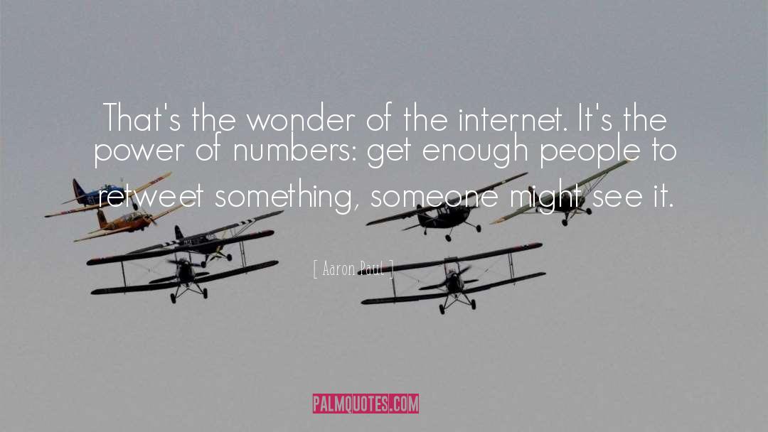 Internet Marketing quotes by Aaron Paul