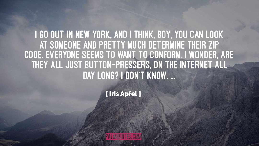 Internet Monk quotes by Iris Apfel