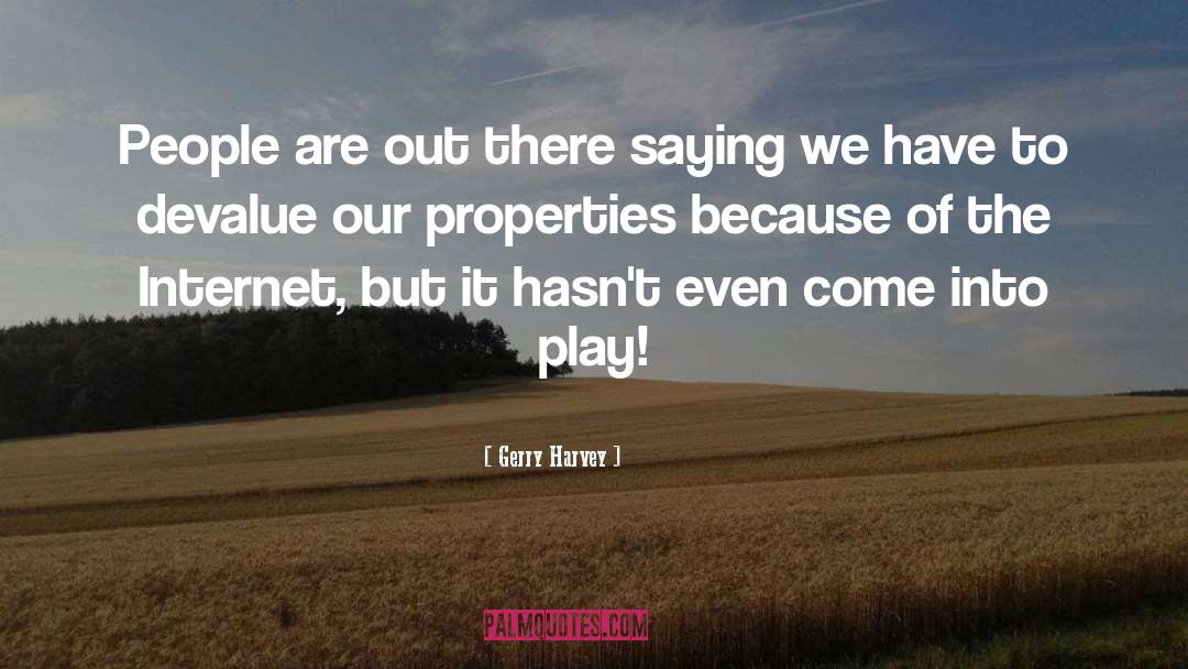 Internet quotes by Gerry Harvey
