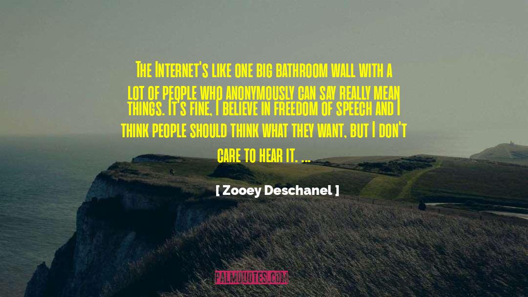 Internets quotes by Zooey Deschanel