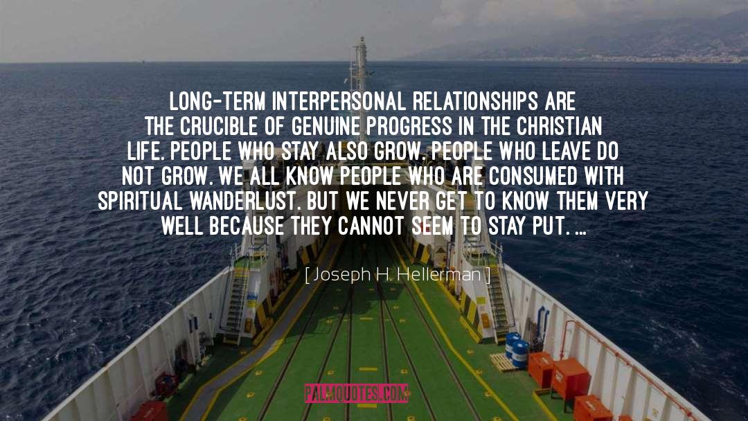 Interpersonal quotes by Joseph H. Hellerman