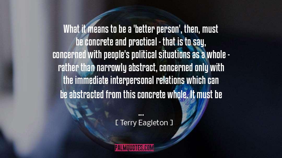 Interpersonal Relations quotes by Terry Eagleton