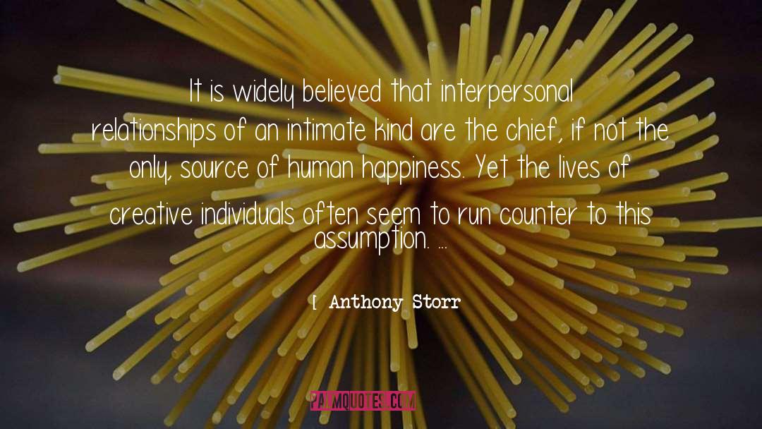 Interpersonal Relationships quotes by Anthony Storr