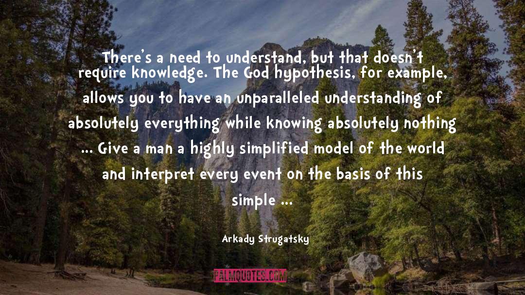 Interpret quotes by Arkady Strugatsky