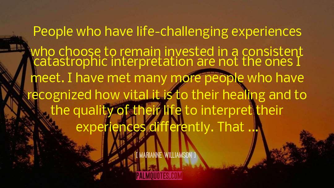 Interpret quotes by Marianne Williamson