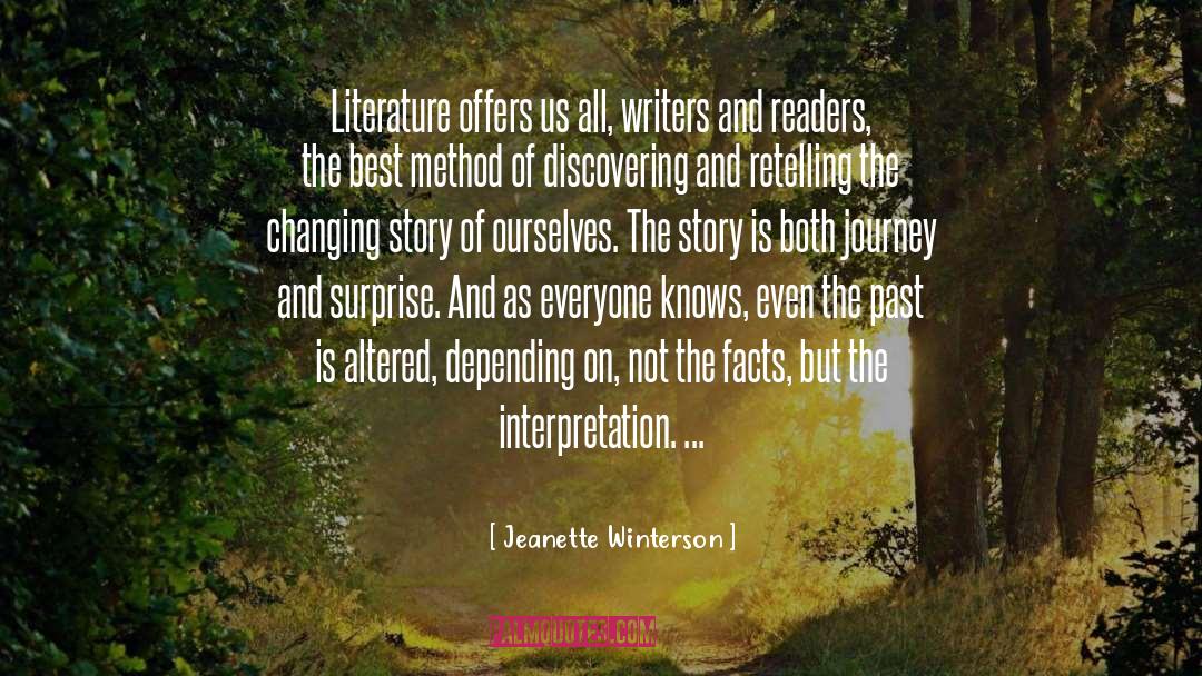 Interpretation quotes by Jeanette Winterson