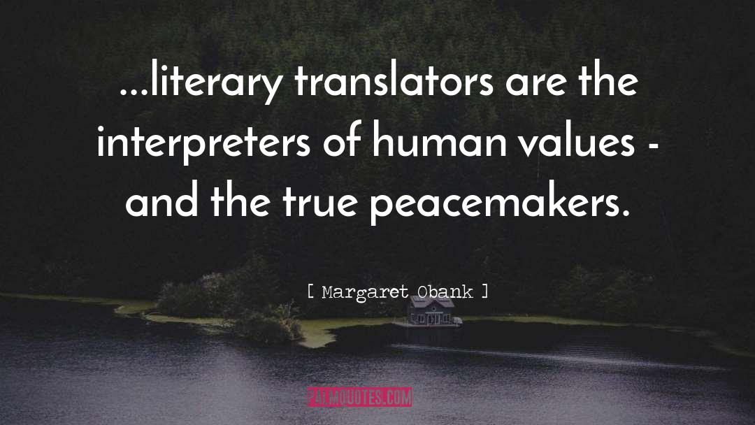Interpreters quotes by Margaret Obank