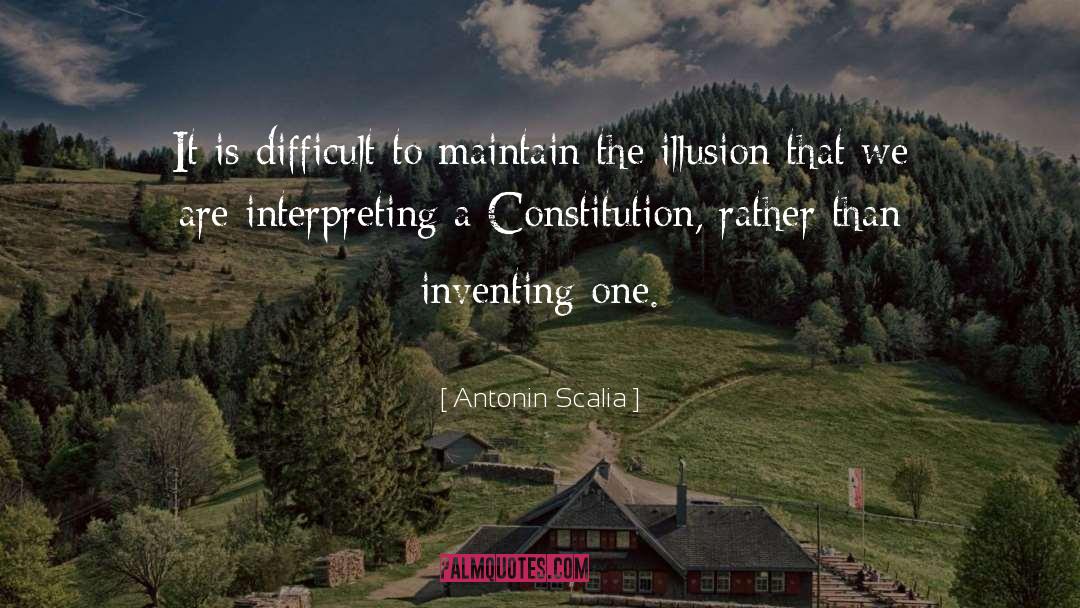 Interpreting quotes by Antonin Scalia