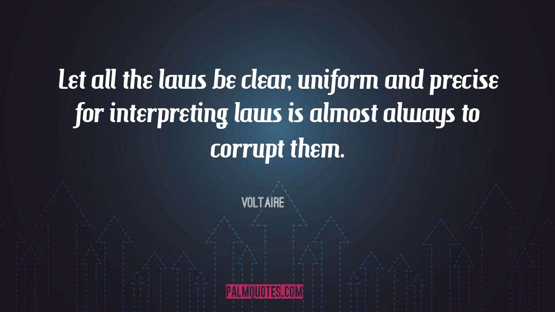 Interpreting quotes by Voltaire