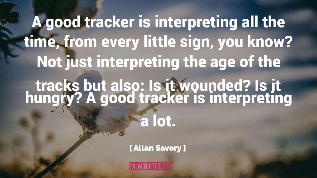 Interpreting quotes by Allan Savory