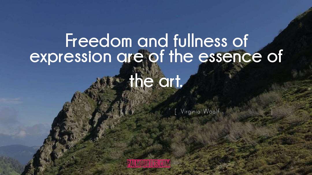 Interpretting Art quotes by Virginia Woolf