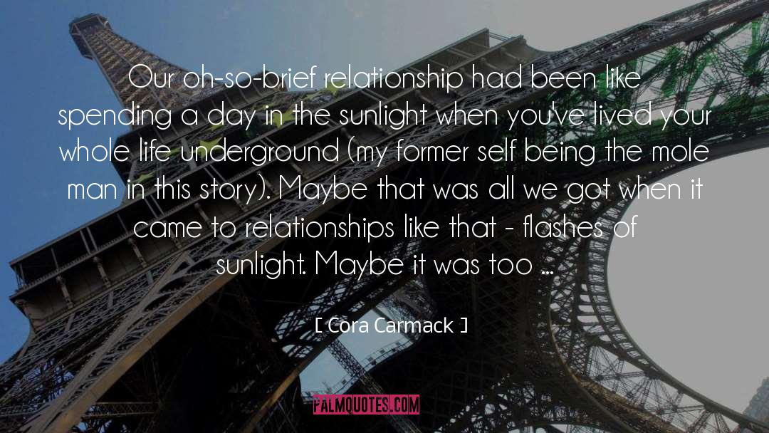 Interracial Relationships quotes by Cora Carmack