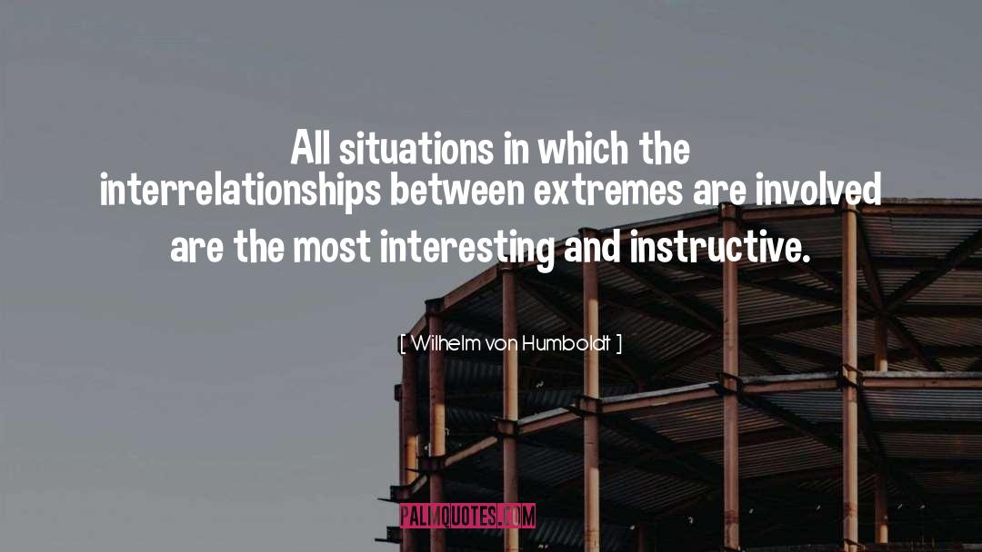 Interrelationships quotes by Wilhelm Von Humboldt