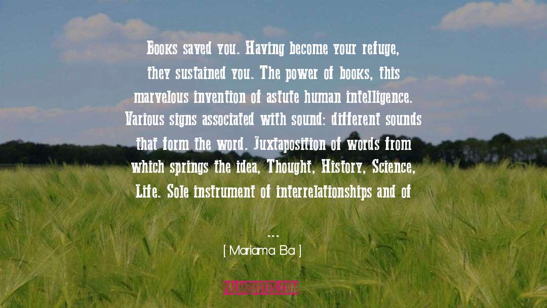 Interrelationships quotes by Mariama Ba