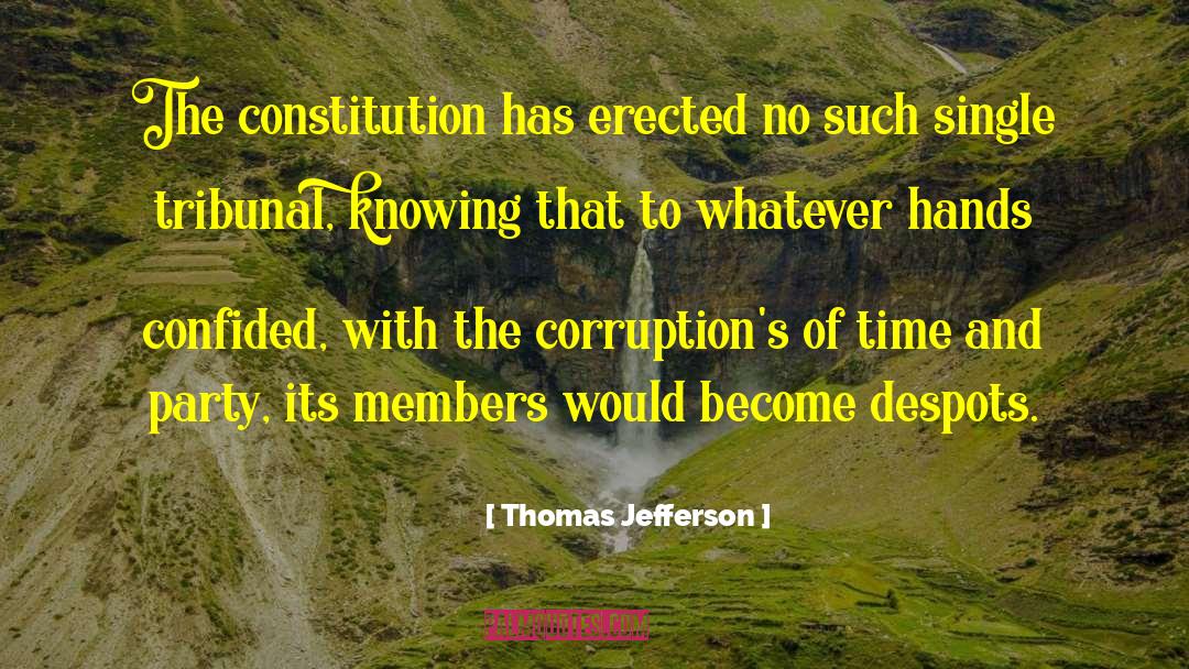 Interrogatorios Tribunal quotes by Thomas Jefferson