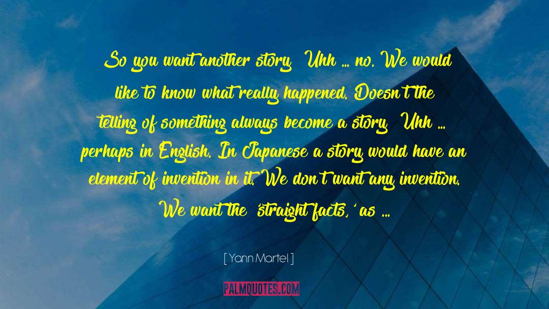 Interroger In English quotes by Yann Martel